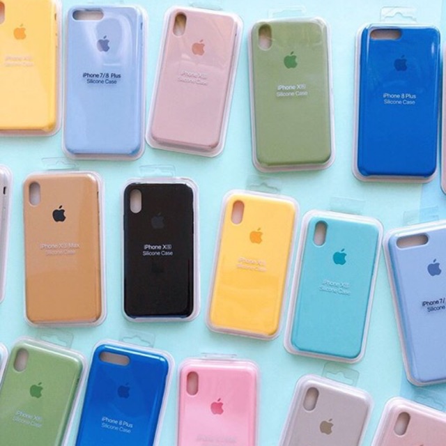 Silicone Case HITAM PINK HIJAU BIRU COKLAT Ip6/6s/6+/6s+/7/7+/8/8+/X/Xs/Xr/XsMax