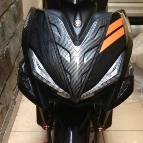 Cover Tutup Dada Depan YAMAHA AEROX 155 Carbon NEMO