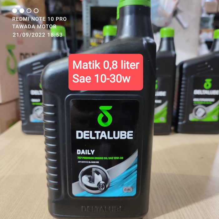 OLI DELTALUBE DAILY 757 PREMIUM SAE 10W30 API SL/JASO MB 0.8-1LT MATIK