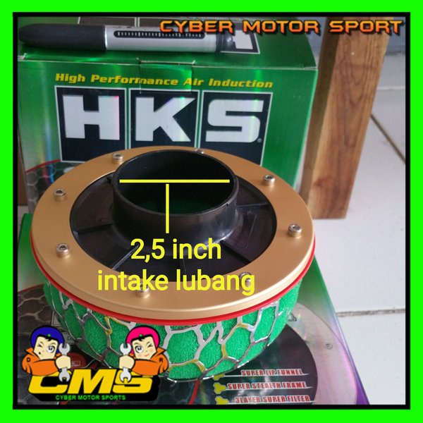 Filter mesin mobil universal. Air filter racing high quality .