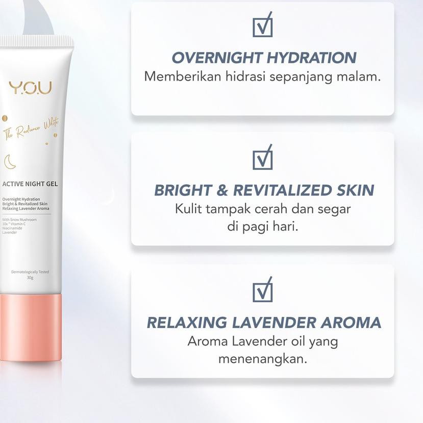 ❇ BUY YOU The Radiance White Night Gel / Night Cream 30gr FREE Radiance White Advanced Day Cream 2,5