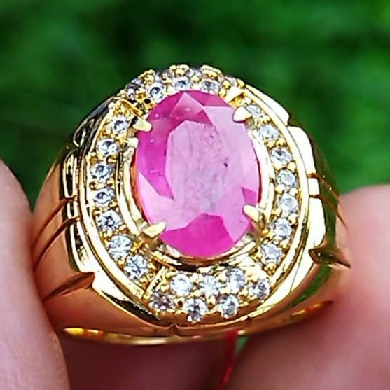 PERMATA RUBY TANZANIA CRYSTAL• ORIGINAL STONE