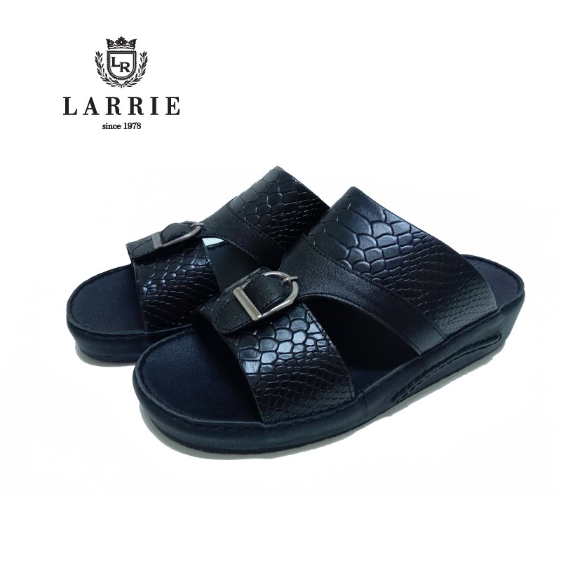 LR Larrie Men Black Sandals 991853-DB2-1 BLACK