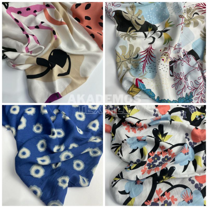 Kain Katun Rayon Viscose Import Quality Fabric