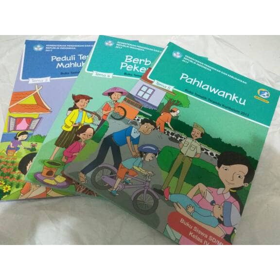 

❤BISA COD❤ Tematik Kelas 4 SD Tema 3, 4 & 5 Diknas Revisi 2017