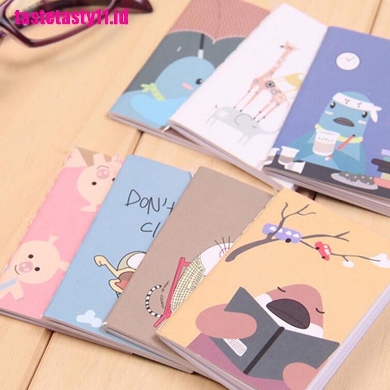 1 Pc Buku Catatan / Diary / Jurnal Mini Motif Kartun Lucu
