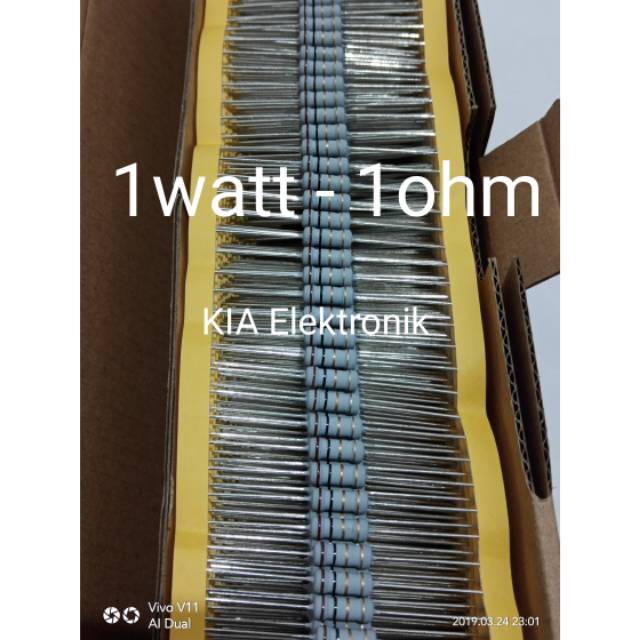 R Resistor 1Watt 1ohm Resistor 1w 1R Resistor  1 W 1 ohm