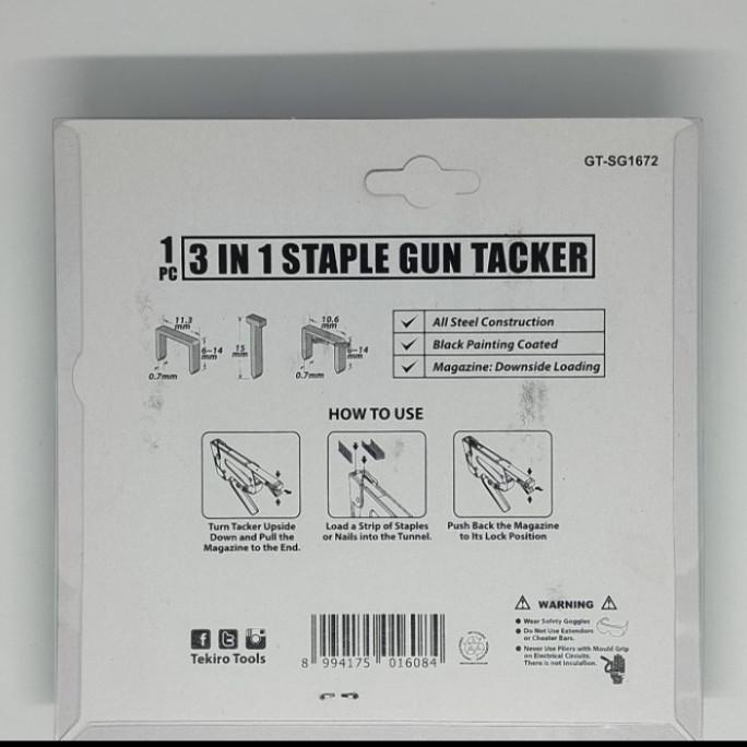 

Termurah Tekiro Staples Tembak / Staples Gun 3 In 1 Tekiro