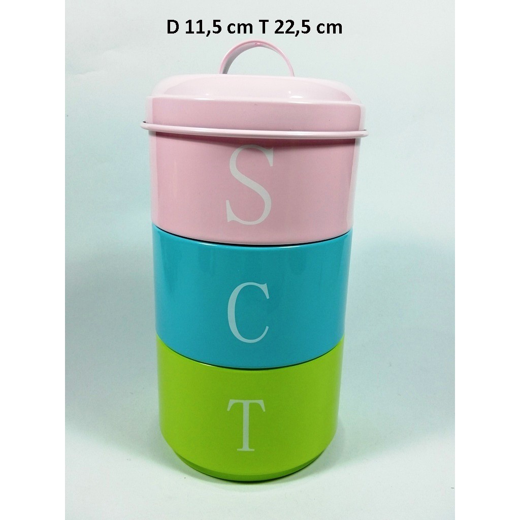 Rantang AKleng / Rantang Besi / Kotak Makan / Lunch Box / Sugar Cofee Tea Place 3 Susun