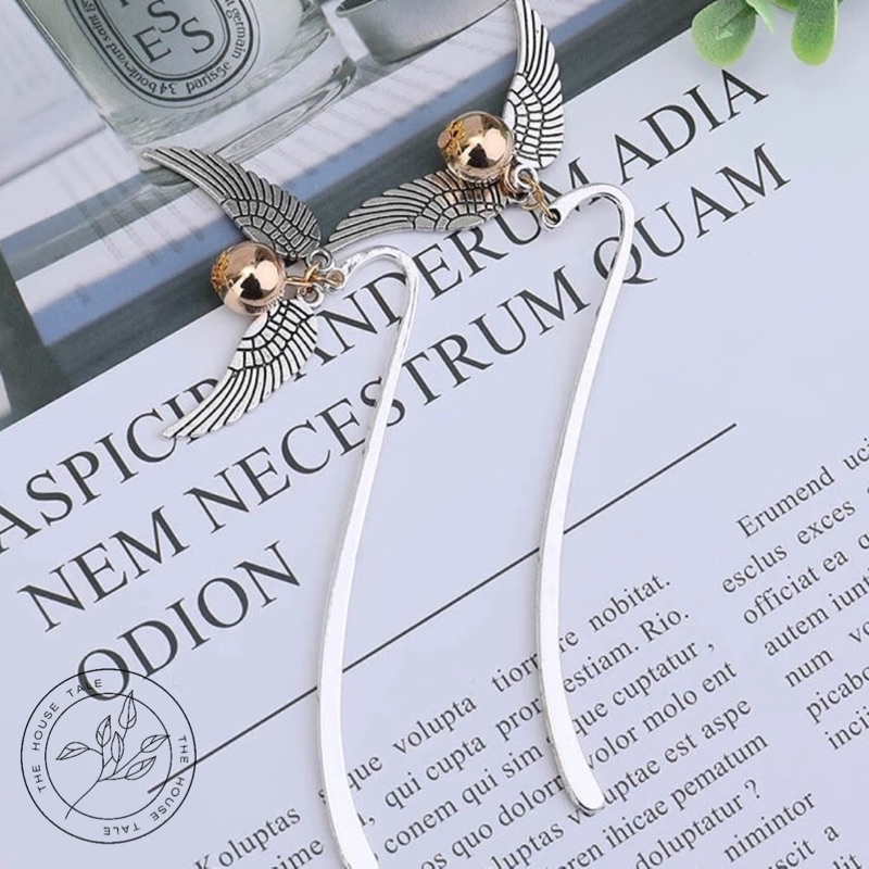

Bookmark Minimalis Wing Decoration - Pembata buku lucu - Pembatas buku retro charm