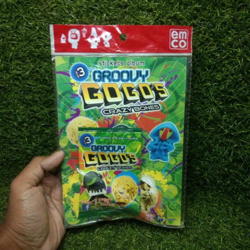 stikers album gogos groovy gogo's crazy bones series 3 emco