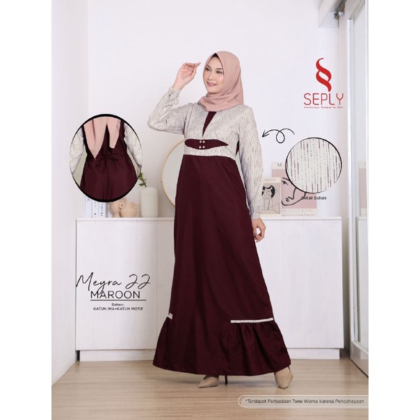 [READY] SEPLY GAMIS MEYRA 22 MARUN