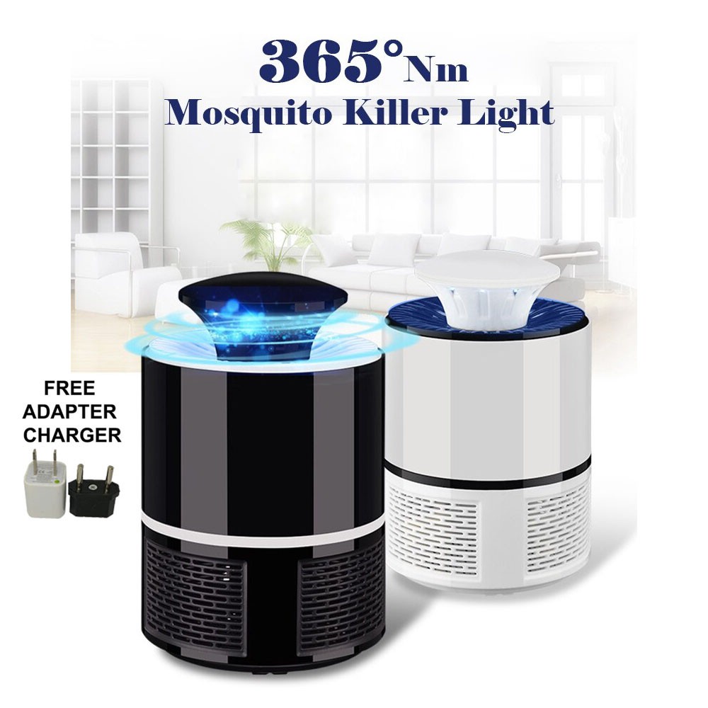 Alat Perangkap Nyamuk USB Elektrik Pembasmi Nyamuk Ampuh Mosquito Killer Perangkap Nyamuk Jebakan Lalat Kipas Lampu LED UV Ultraviolet Elektrik