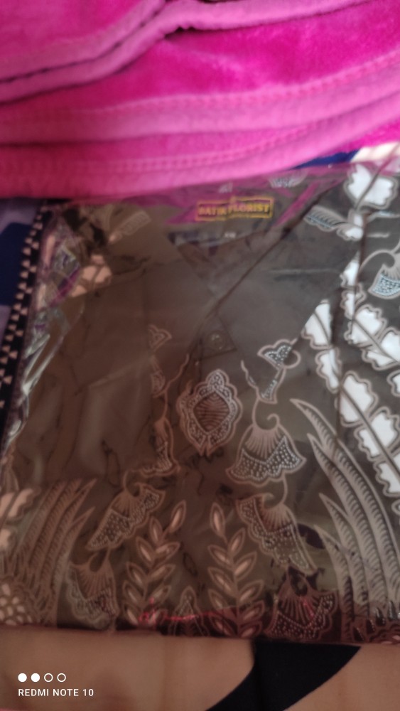 Abhinaya Kemeja Batik Pria Full Furing Bahan Katun Sragenan