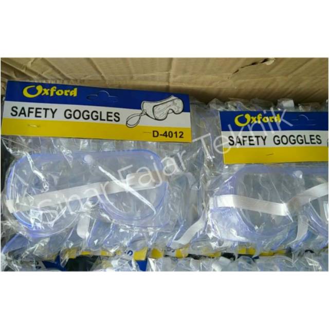 Kacamata Safety Goggles Model Oxford