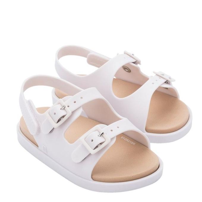 Mini melissa Wide Sandal BB White/Beige