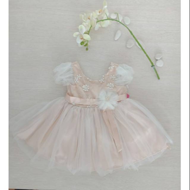 ♥BabyYank♥ PRETTY GIRL DRESS ARSHINTA GOLD - DRESS ANAK PREMIUM