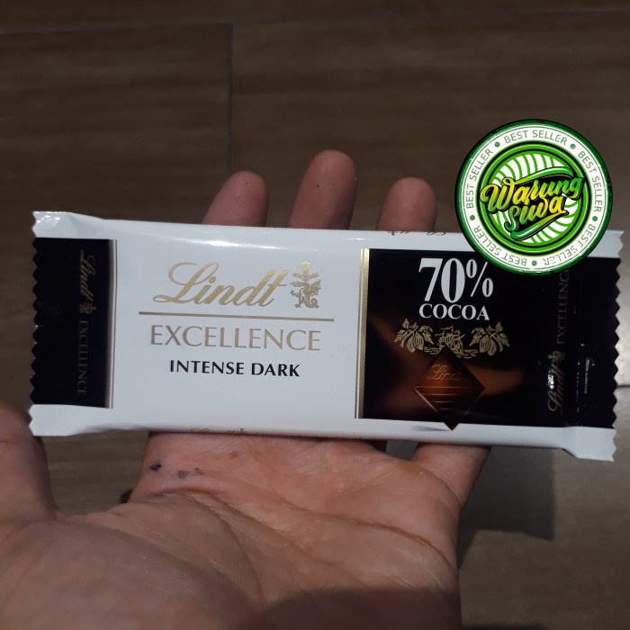 

lindt excellence intese dark 70% cocoa 35 gram