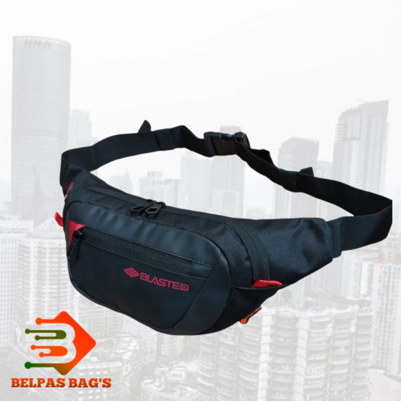 Tas pinggang waistbag tas selempang pria blasted 4448