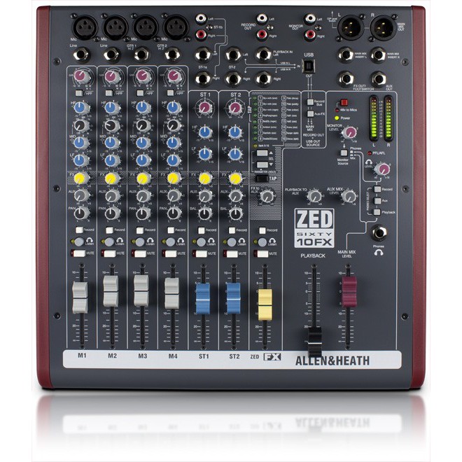 Mixer Allen & Heath ZED60-10FX ZED60 10FX Multipurpose Mixer with FX