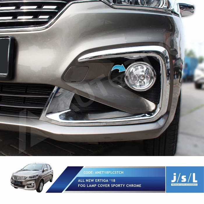 Cover Fog lamp All New ERTIGA 2018 model Sporty Chrome