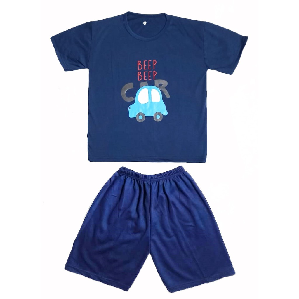 Setelan Baju dan Celana Anak &quot;Beep Car&quot;