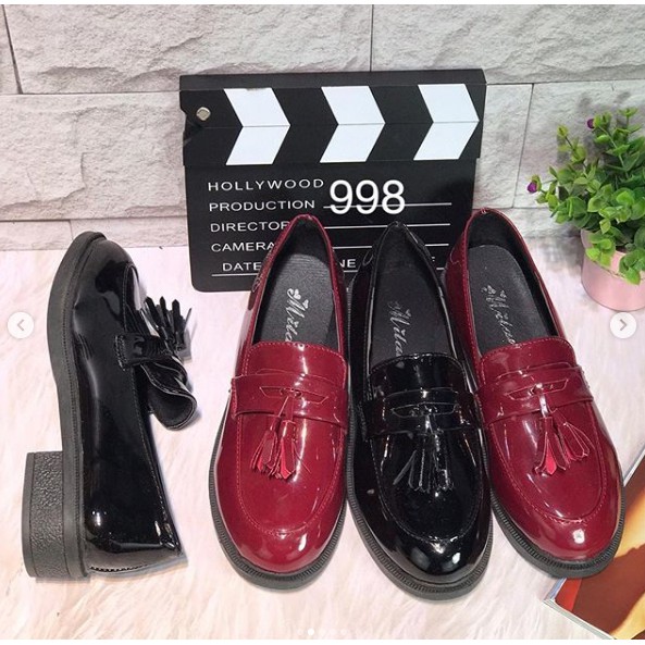 Sepatu wanita import  Loafers E998