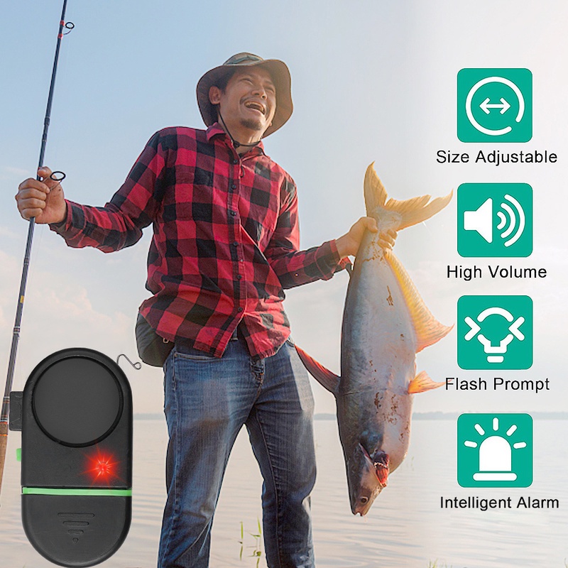 Alarm Gigitan Ikan Elektronik Dengan Indikator LED