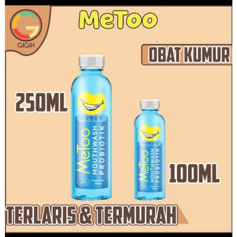 METOO OBAT KUMUR PEMUTIH GIGI DAN PEMBERSIH KARANG GIGI