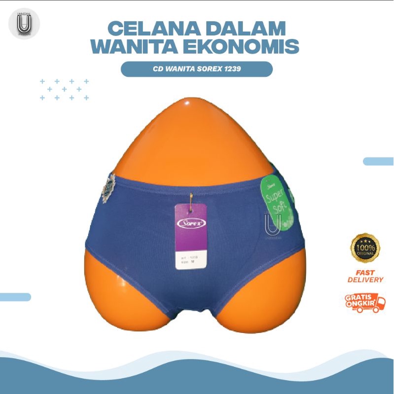 Underwear Dalaman Celana Dalam CD Wanita Cewek Sorex 1239 Bahan Berkualitas Premium By Universalunderwear