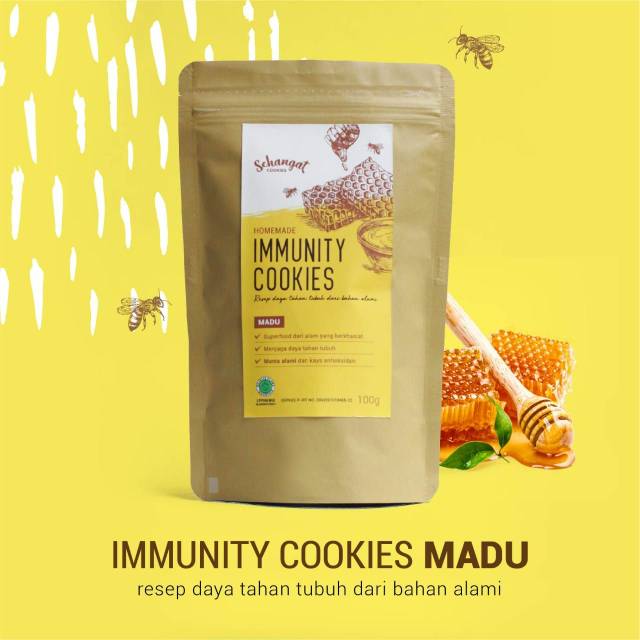 

Sehangat Immunity cookies Madu/Makanan Kesehatan Handmade/Cemilan Enak/Newsunshinestyle