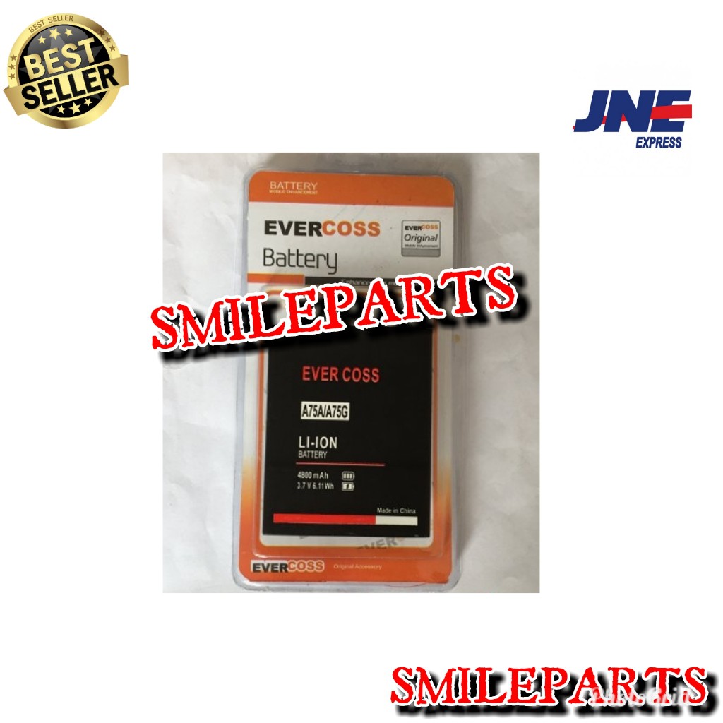 BATRE BATERAI EVERCOSS A75A ORIGINAL