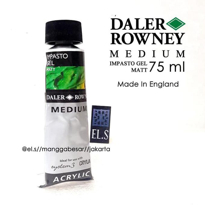 

Silahkan Order Daler Rowney Medium Impasto Gel Matt