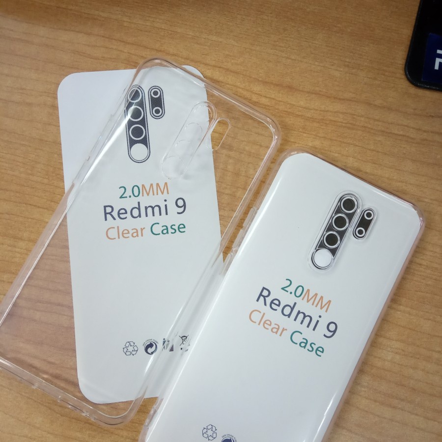 REDMI 9 9A 9C 9T CASE HD BENING SOFTCASE 2.0mm SILIKON KARET CLEAR TRANSPARAN CASING COVER PELINDUNG BELAKANG