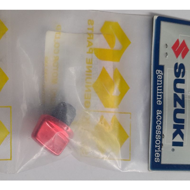 tutup oli gardan gearbox suzuki SGA chrome red merah krom