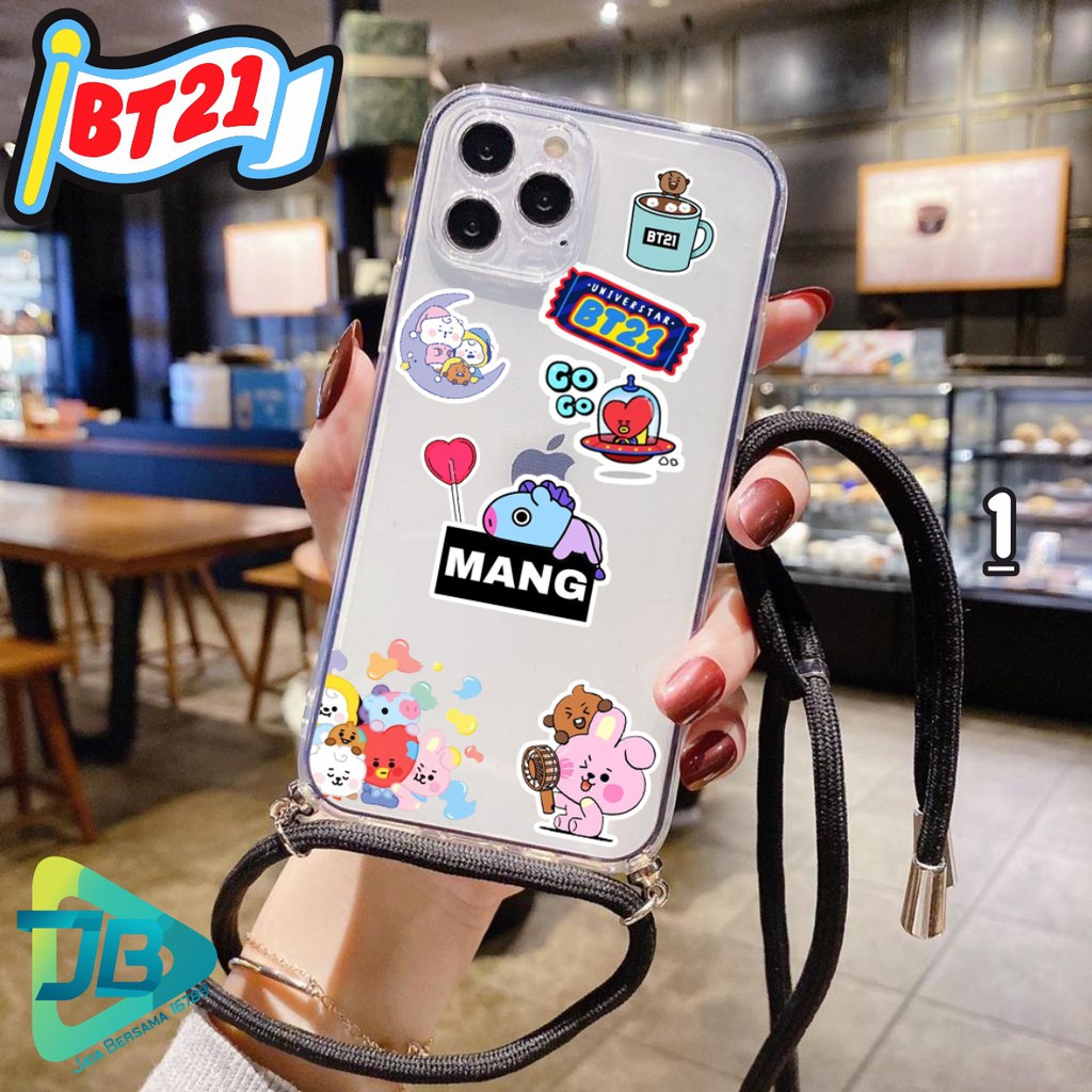 Softcase Slingcase Lanyard Bening KARTUN Xiaomi Redmi Note 5a 6 7 8 9 10x Poco X3 M3 Pro JB4619