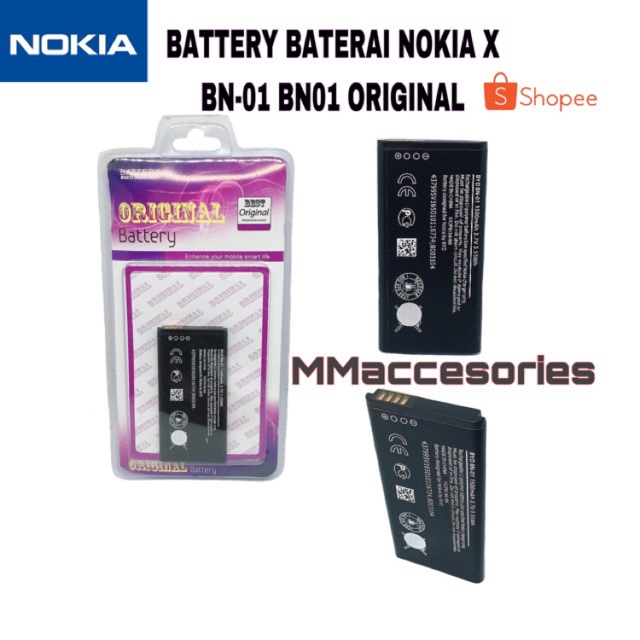BATTERY ORI 99 NOKIA X / BYD BN-01/ BATTERY NOKIA XL BN-02
