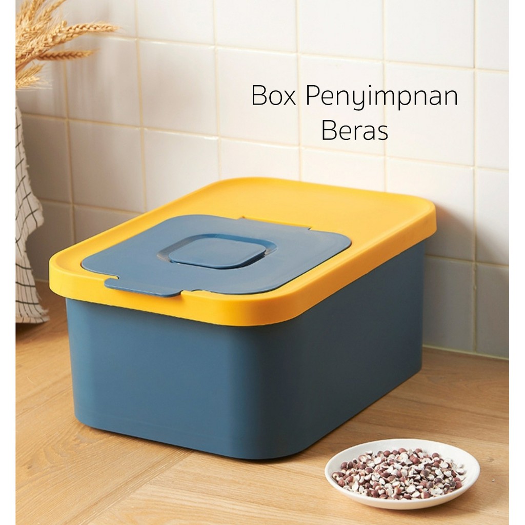 KA 31 Kontainer Box Beras Free mangkuk beras di dalam PREMIUM 5 kg Anti Kutu Kualitas TupperW*re