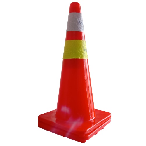 Traffic Cone Kerucut Bahan PVC Rubber