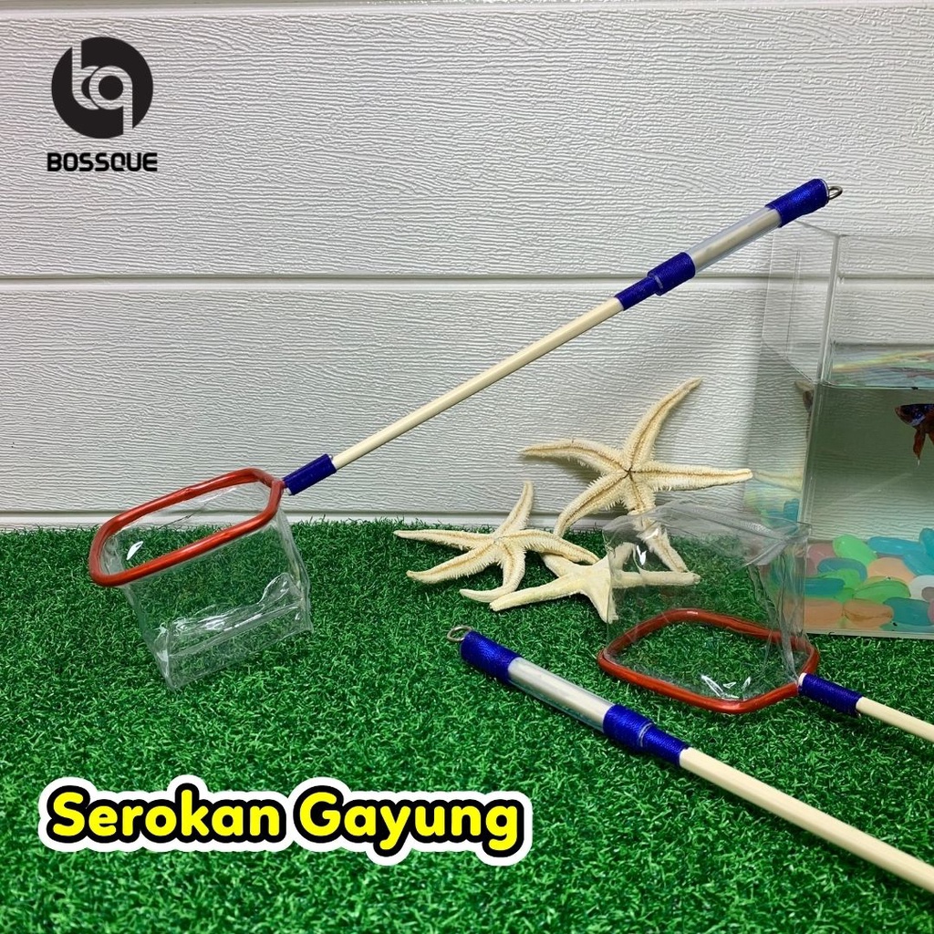 Serokan Gayung Melamin Variasi Handle 6cm Seser Saringan Artemia Sauk Ikan Hias Cupang Kutu Air