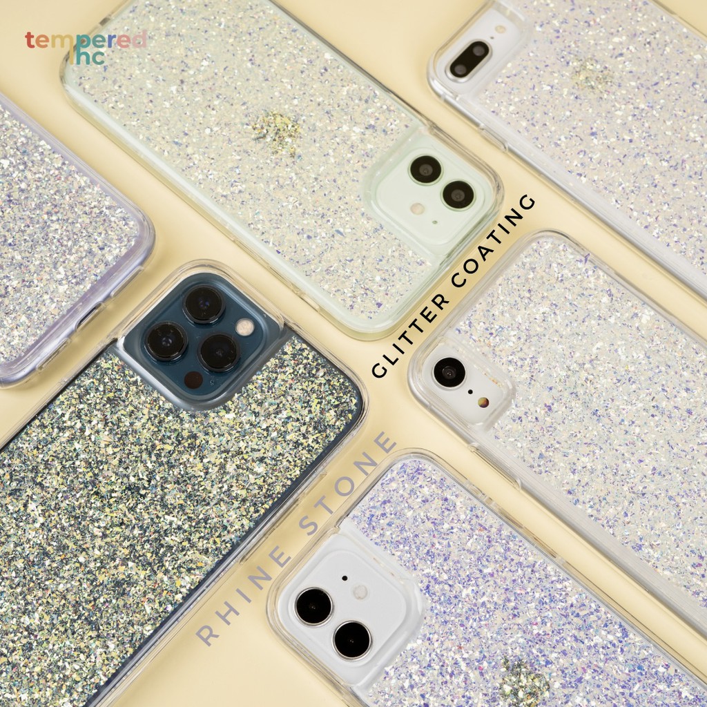 NEW !! RHINESTONE Iphone Case ( Ready stock Iphone 7 - 12 pro max )