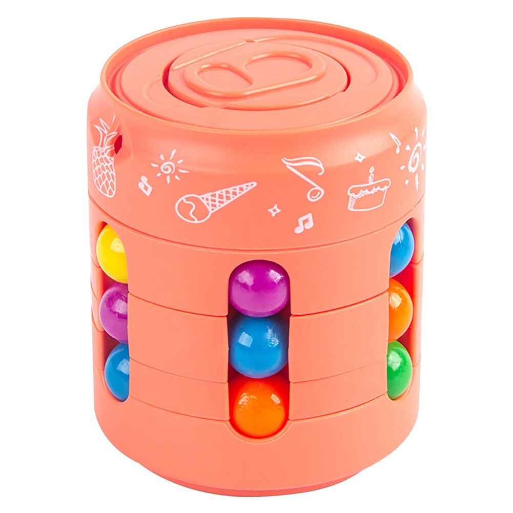 New Colorful Magic Cube Little Bean Rotating Spinner Creative Stress Relief Fidget Toy For Adults kids Educational Toys