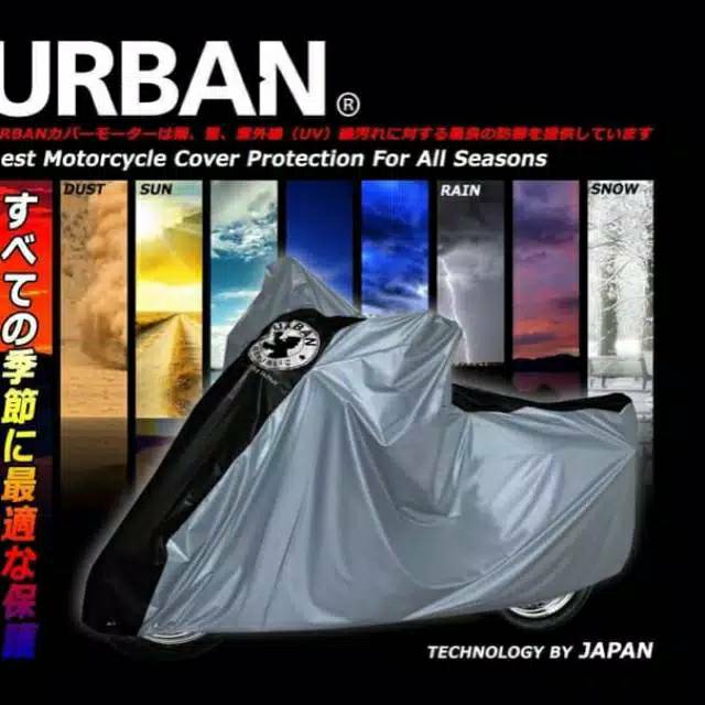 Sarung Motor Cover Motor Urban Ukuran Jumbo &amp; Standard Universal Semua Motor