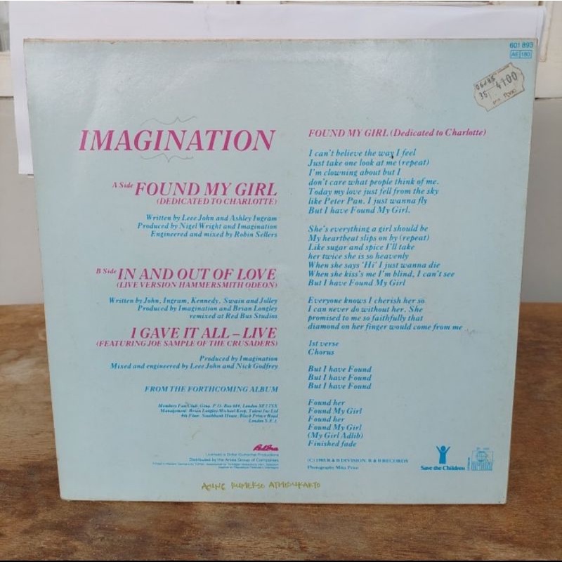 Kaset Vinyl Piringan Hitam Imagination