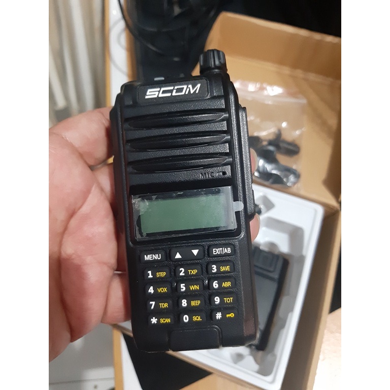 Ht Scom UV 7R Pro Dual Band Baru Power 7 watt Lumayan besar Bukan Baofeng Uv82