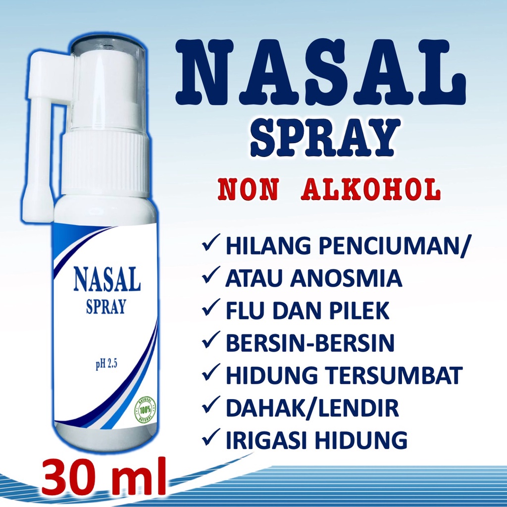 Nasal Spray Semprot Hidung Balita Anak Dewasa Untuk Anosmia Anti Virus Bakteri