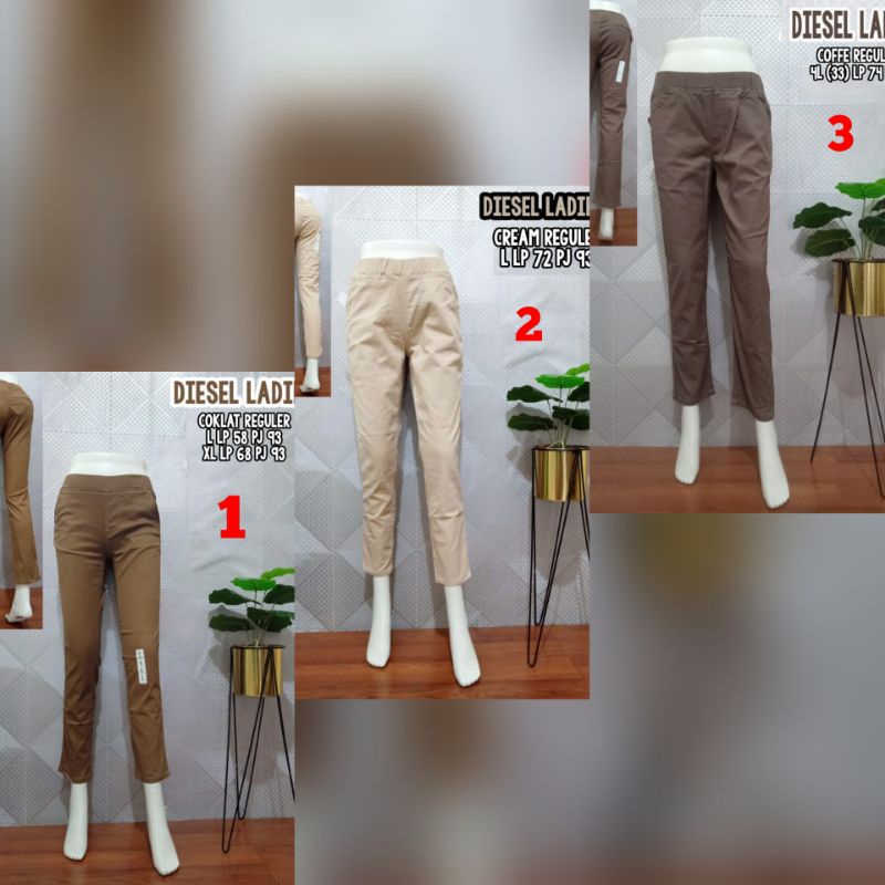 CELANA CHINOS WANITA DIESEL HOUSE LADIES