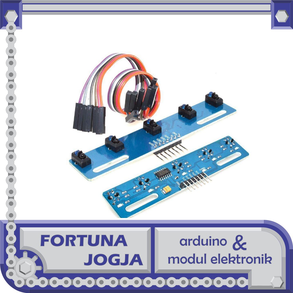 TCRT5000 5channel Infrared Sensor Line Track Follower Module
