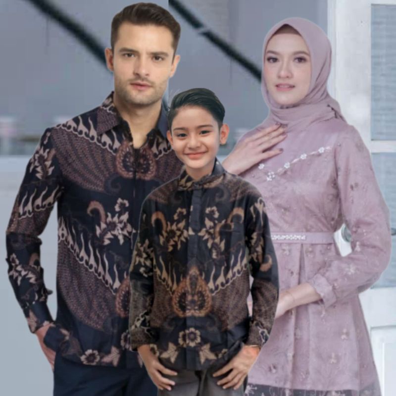 Batik couple kebaya lamaran wisuda batik couple family batik keluarga ayah &amp; anak cowok