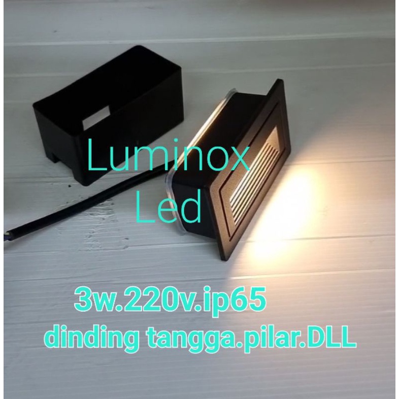 dinding tangga dan pilar led 3w 3watt / step light segi led 3 watt 3 w ip65 smd 220volt